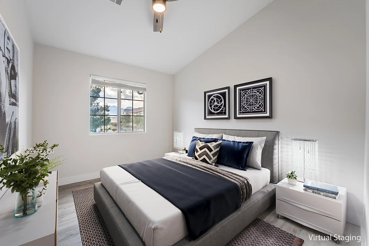 Bedroom Staging - Virtual Staging