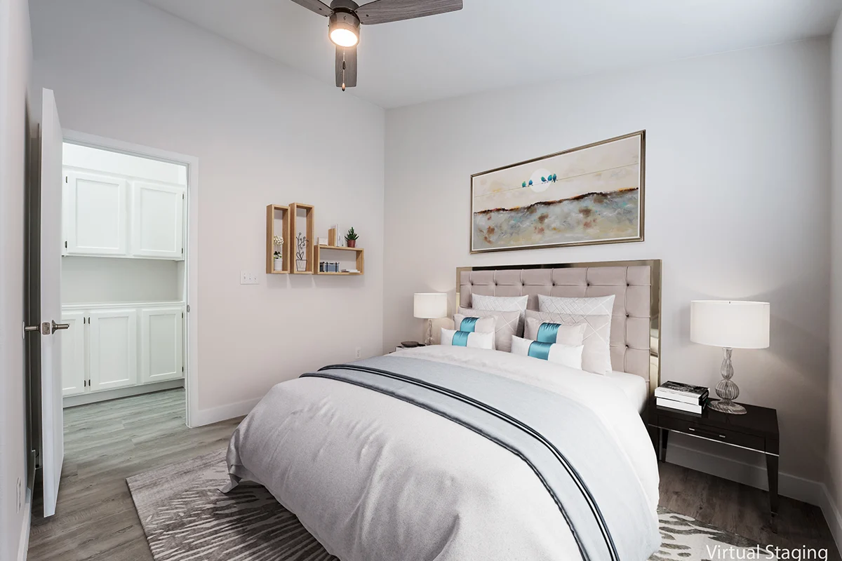 virtual staging bedroom