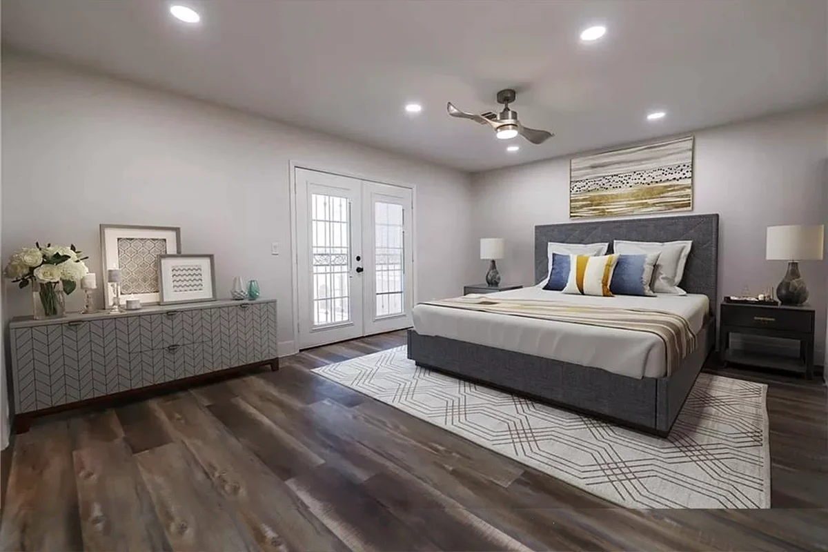 virtual staging bedroom